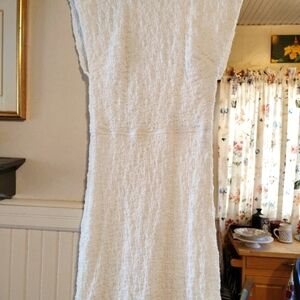 Sabina Musayev off-white sleeveless, dress. Size L